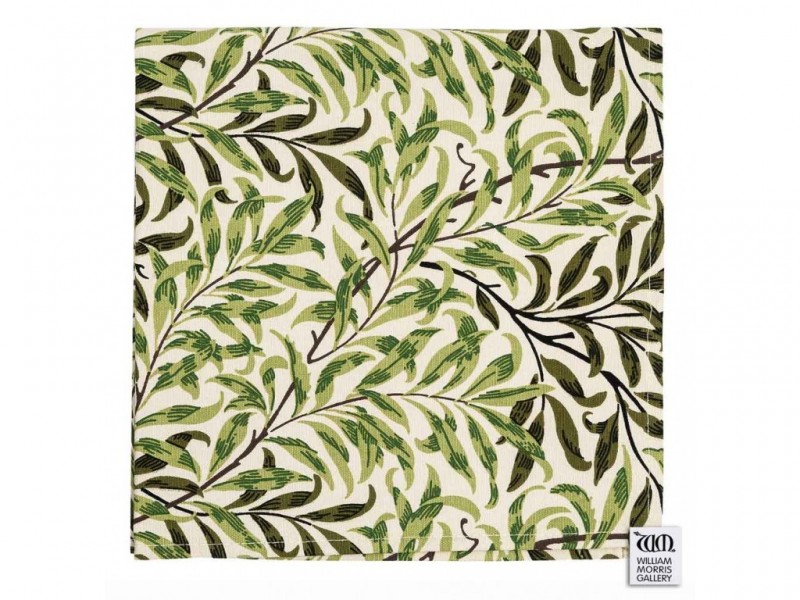 William Morris Gallery Willow Bough Green 4 Pack of Napkins
